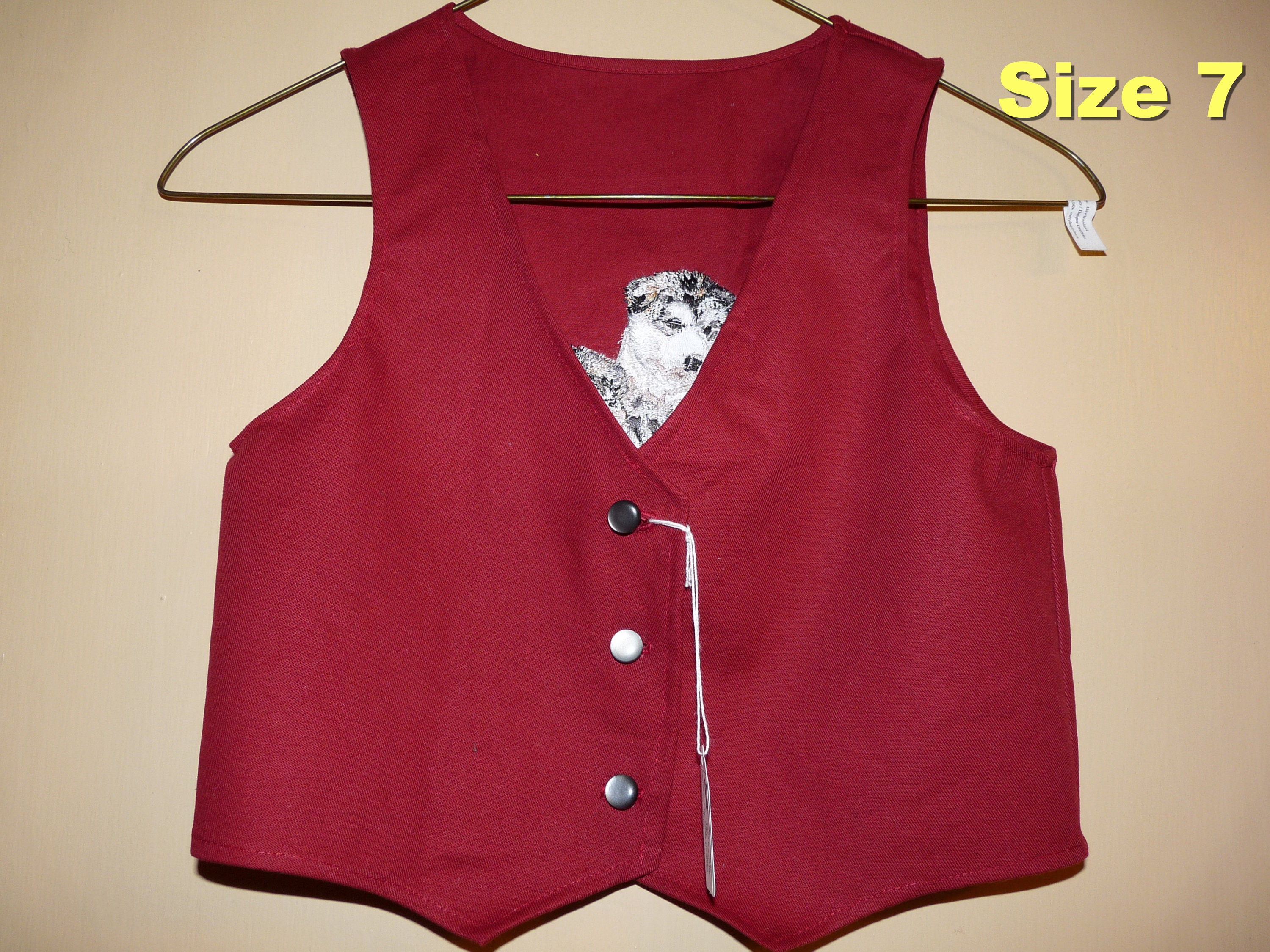 Children's Vest Etsy