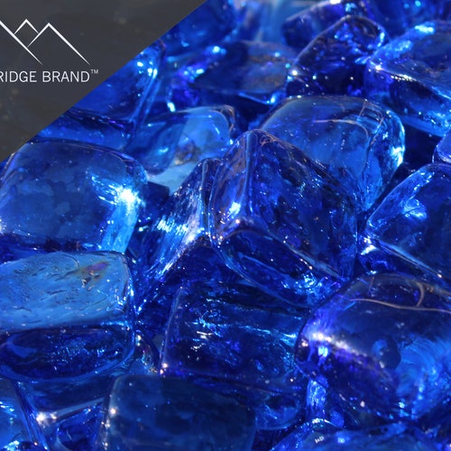 Light Blue Fire Glass Professional Grade Fire Pit Glass Etsy