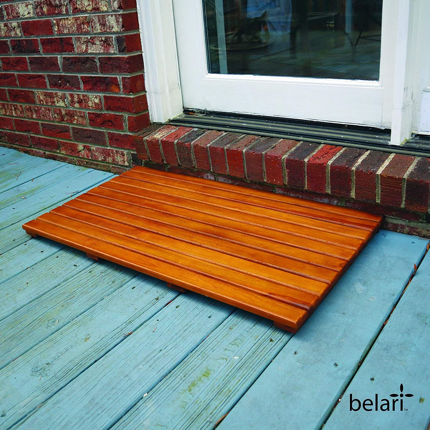 Belari Teak Shower Mat Teak Bath Mat Wood Bath Mat Wood Etsy