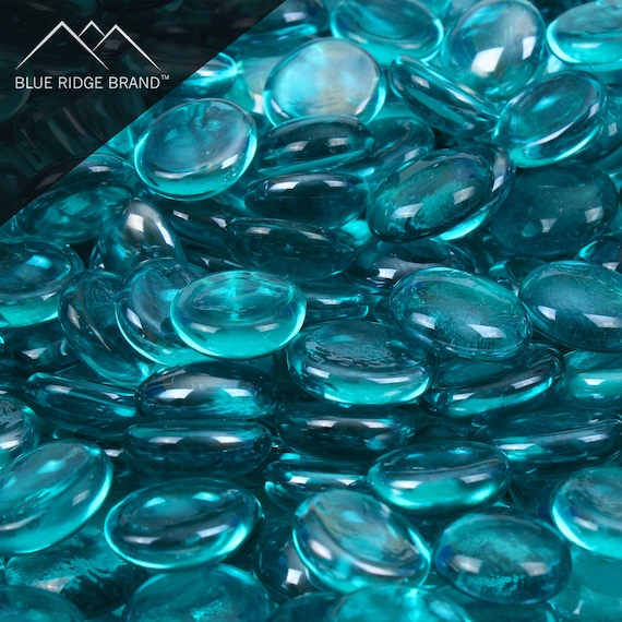 Aqua Reflective Fire Glass Beads Professional Grade Fire Pit Etsy