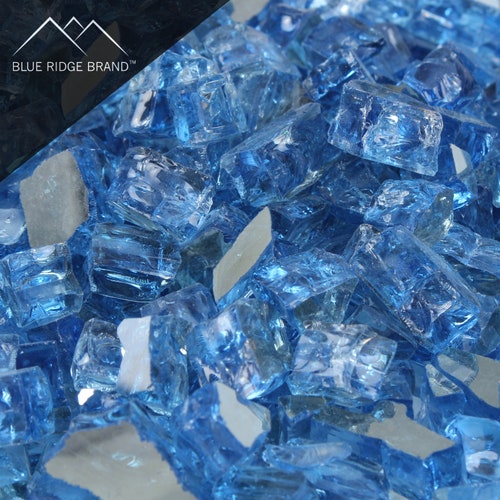 Black Reflective Fire Glass Professional Grade Fire Pit Etsy