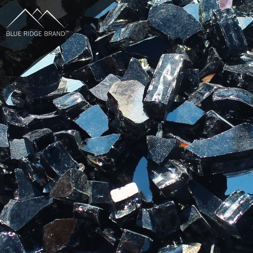 Blue Reflective Fire Glass Professional Grade Fire Pit Glass Etsy