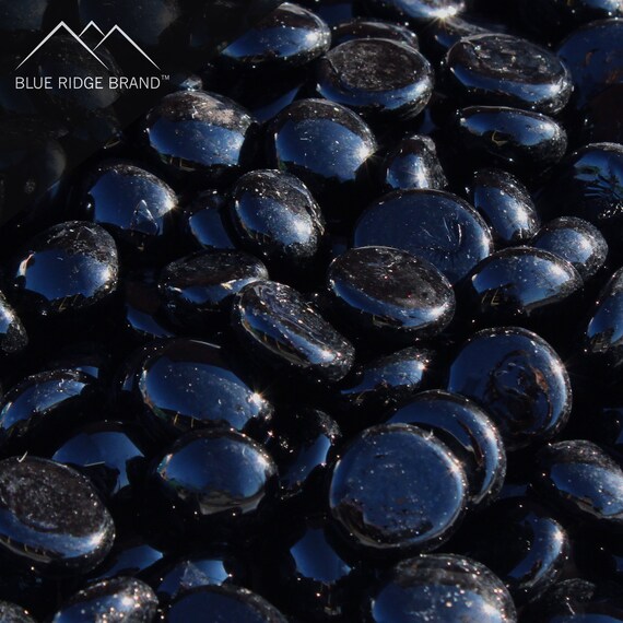 Black Reflective Fire Glass Beads Professional Grade Fire Etsy
