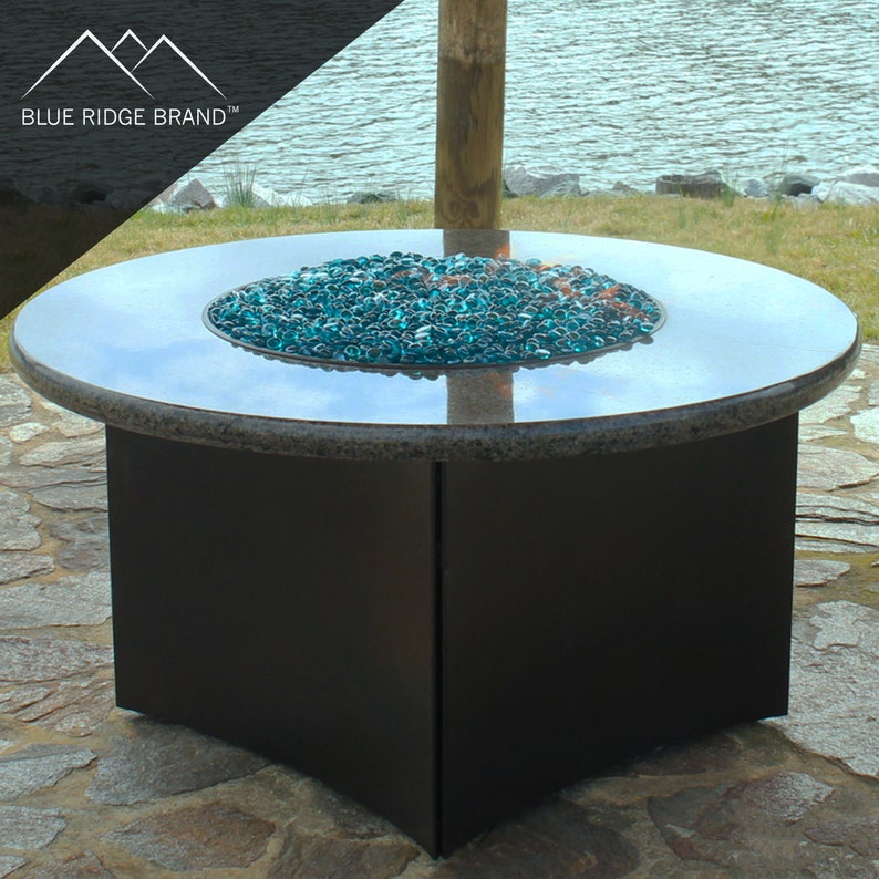 Aqua Reflective Fire Glass Beads Professional Grade Fire Pit Etsy