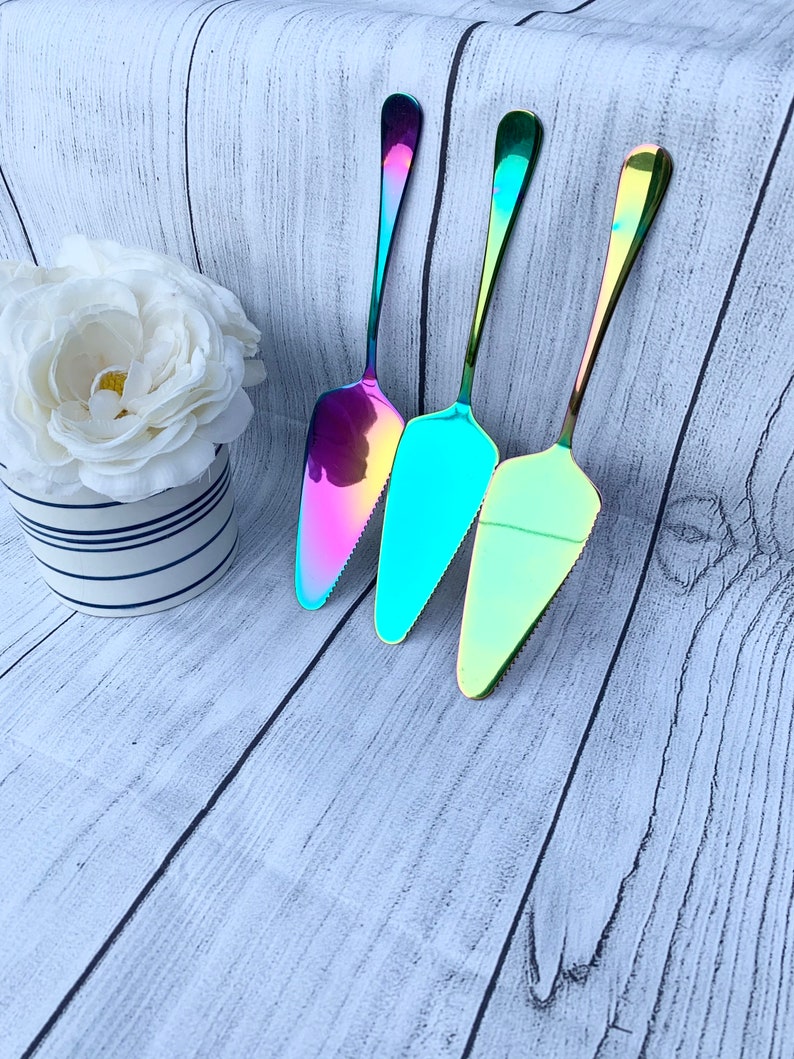 Rose Gold CAKE KNIFE. Cake Server. Wedding Server Knife. Pink Etsy