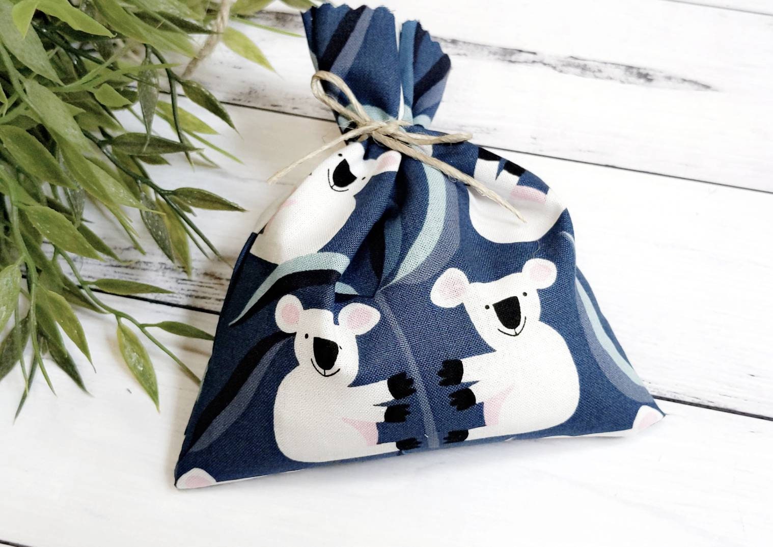 Koala Party Bags Native Australian Animals Party Fabric Etsy Australia