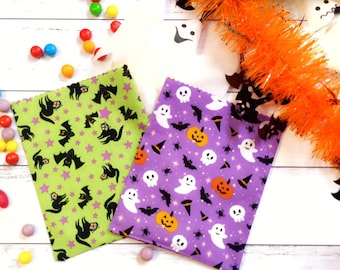 Halloween Party Bags, Eco-friendly, reusable fabric party bags, Trick or Treat party bags