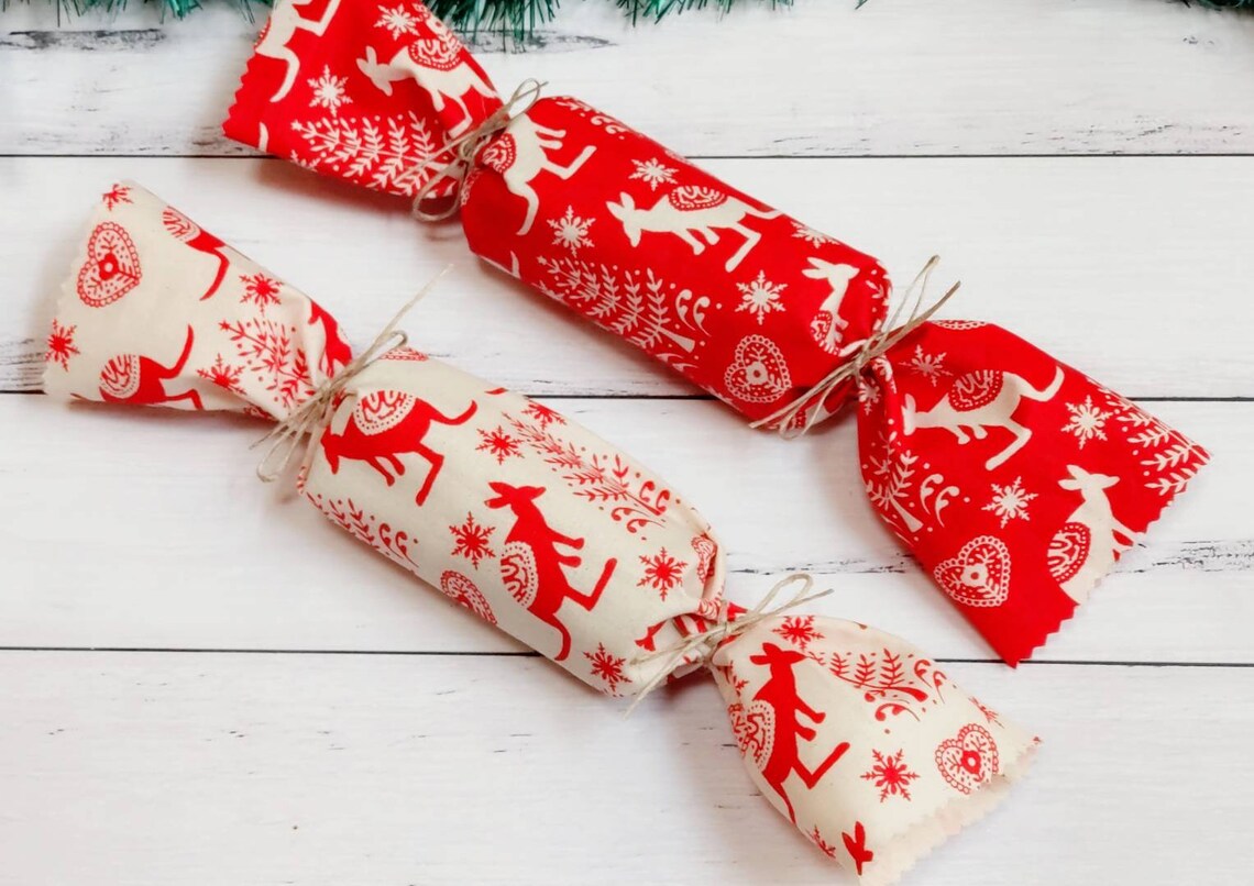 Fabric Christmas Bonbons / Australian Christmas Crackers Etsy Australia