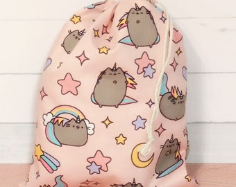 Sacs-cadeaux UniKitty pour chats, sacs à cordon en tissu respectueux de l'environnement