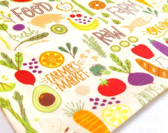 Organic Cotton Produce Bags, Bulk Food Bags, Handmade