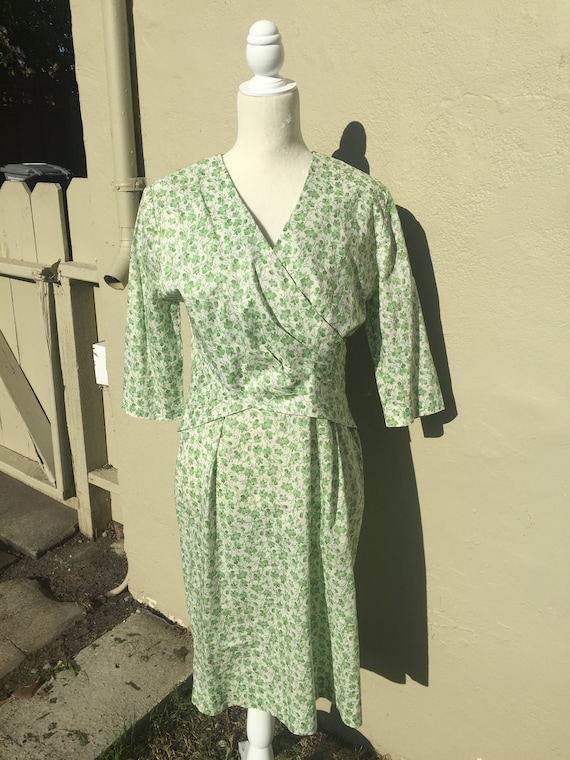 True Vintage Dress. Handmade Vintage Dress. 1940ies V… - Gem
