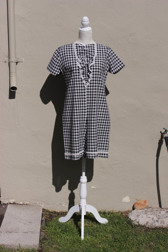 Vintage Romper.  Gingham Romper.  Vintage "Levoy'… - image 4