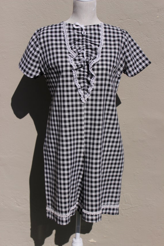 Vintage Romper.  Gingham Romper.  Vintage "Levoy'… - image 2