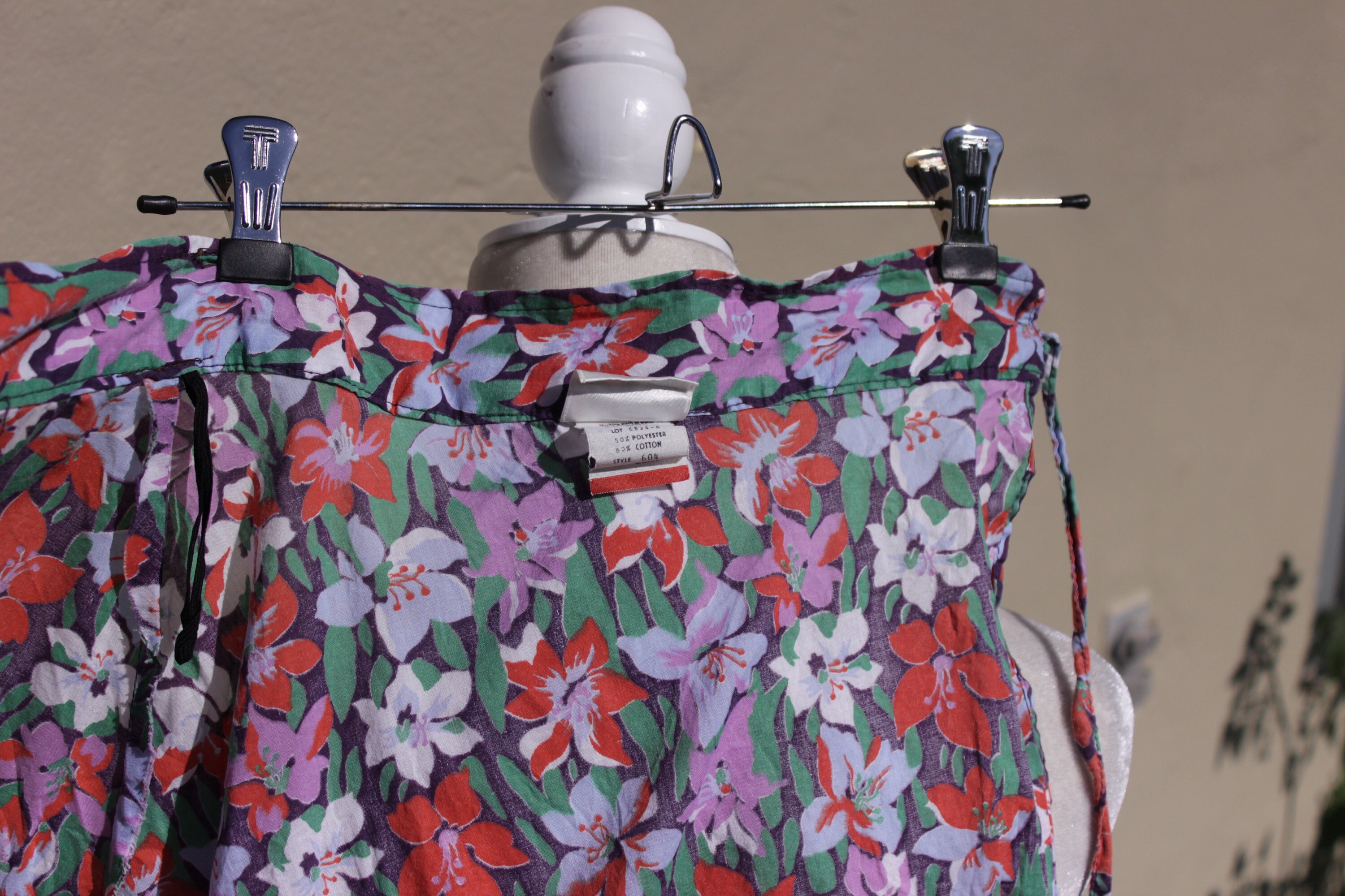Jupe Byer California Taille S - Style Wrap/Sarong En Rayonne - Bleu - Très Bon état