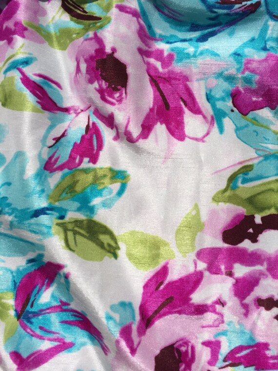 Bright Floral Frock. Blues, Purples, Greens...Jus… - image 6