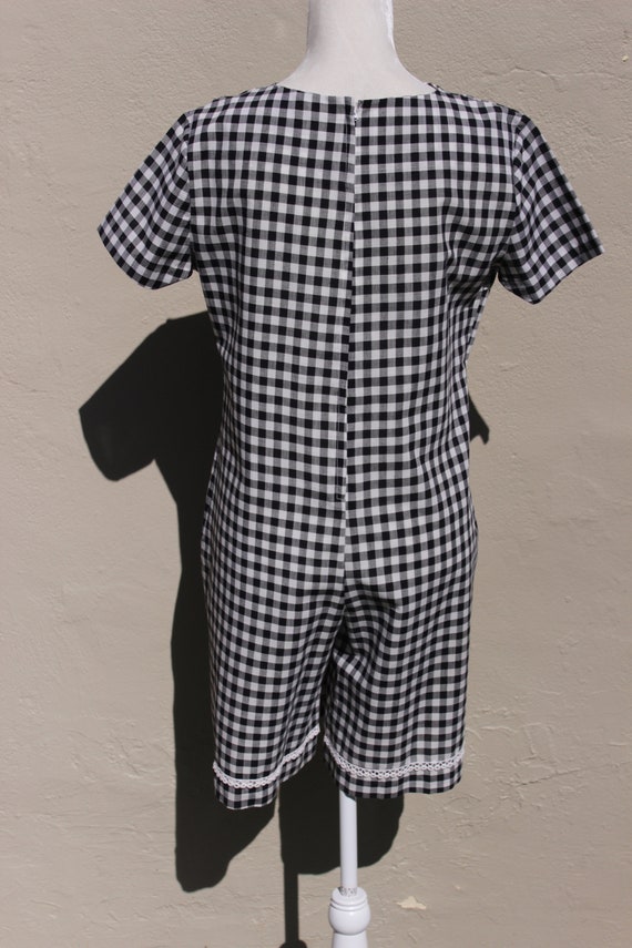 Vintage Romper.  Gingham Romper.  Vintage "Levoy'… - image 3