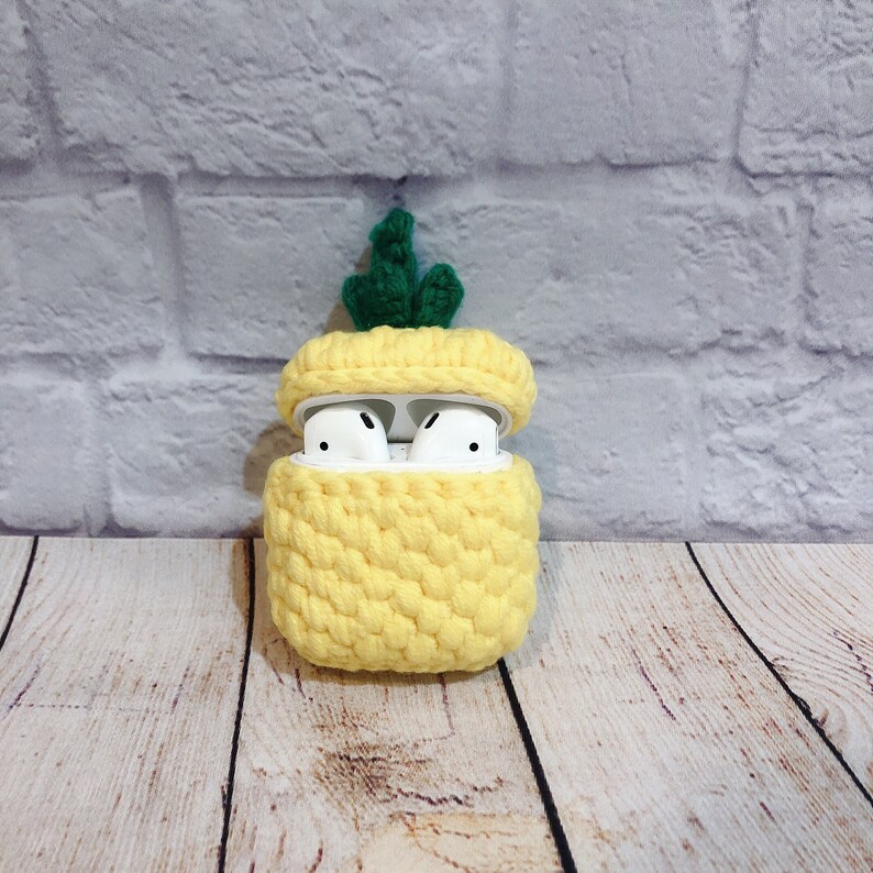 Crochet Airpods case/Airpod case/AirPod pro Case Pineapple Etsy