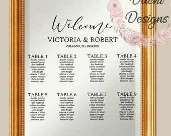 Seating Chart Decal