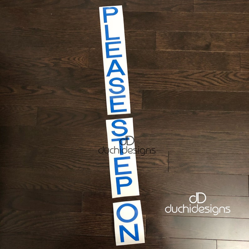 Custom Vertical Vinyl Decal Personalized Decal Glossy Etsy