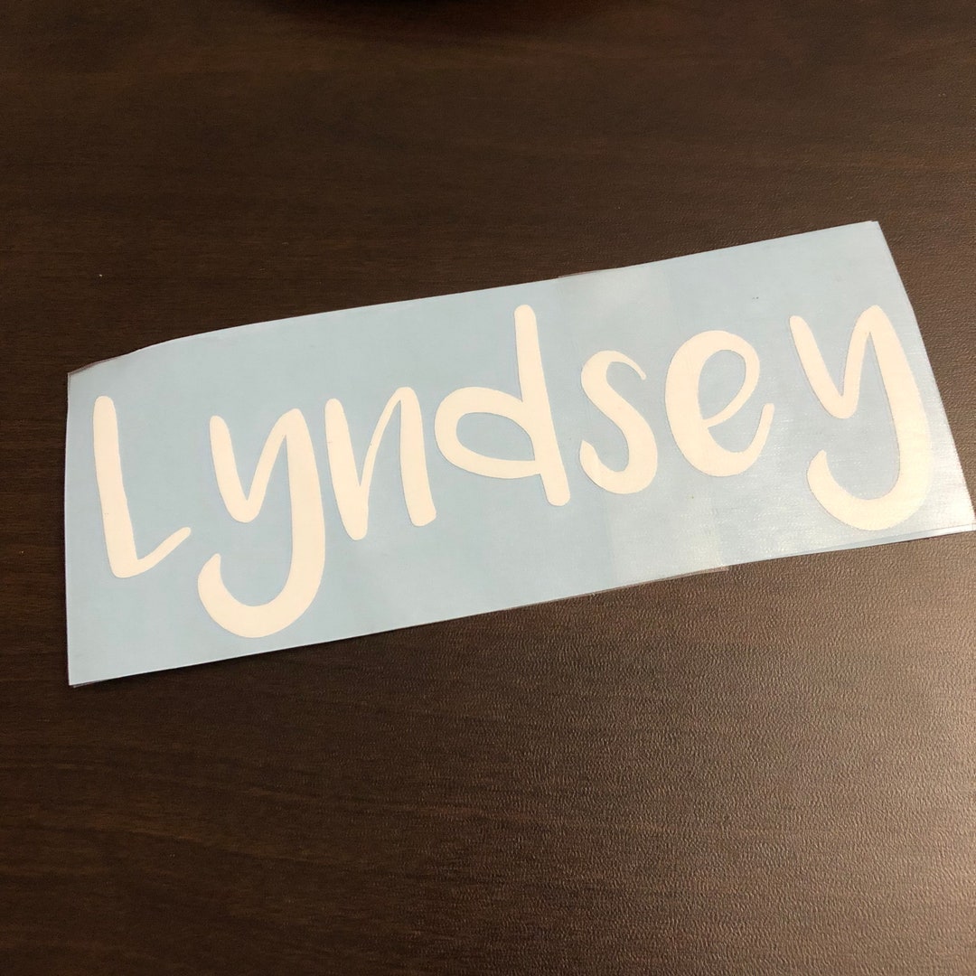 Personalized Water Bottle Vinyl Decal/ Vinyl Name Decal / Name Sticker ...
