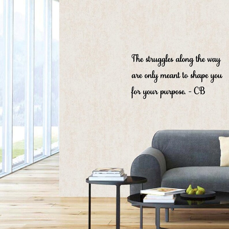 Custom WALL Vinyl Text Decal Custom Saying Decal Personalized Etsy