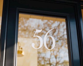 Waterproof Vinyl House Number Decals: Mailbox, Door, Glass Stickers