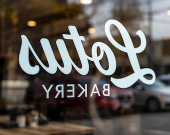 Custom Inside Glass Decal, Shop Window, Car Window, Custom Decal for Inside Glass application, Reverse Cut Decal to apply inside car window
