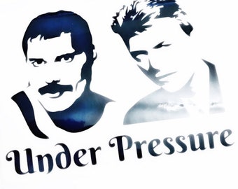 Instant Pot Under Pressure Decal, Instant Pot Decal, Funny Instant Pot Decal Freddie Mercury David Bowie Decal, Vinyl Decal for Instant Pot