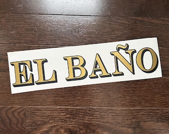 Custom Gold & Black Vinyl Lettering Decal: Elegant Personalized Sign