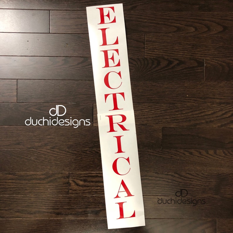 Custom Vertical Vinyl Decal Personalized Decal Glossy Etsy