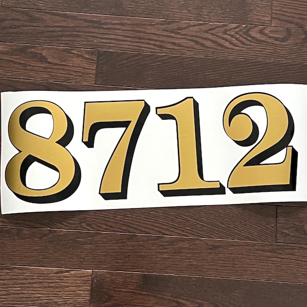 Window House Number Decal Etsy Australia