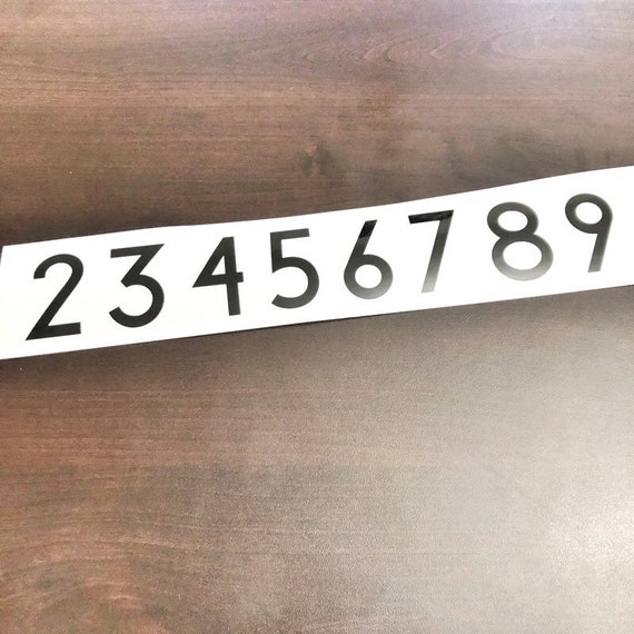 Vinyl Number Stickers, Vinyl Letter Stickers, Number Decals