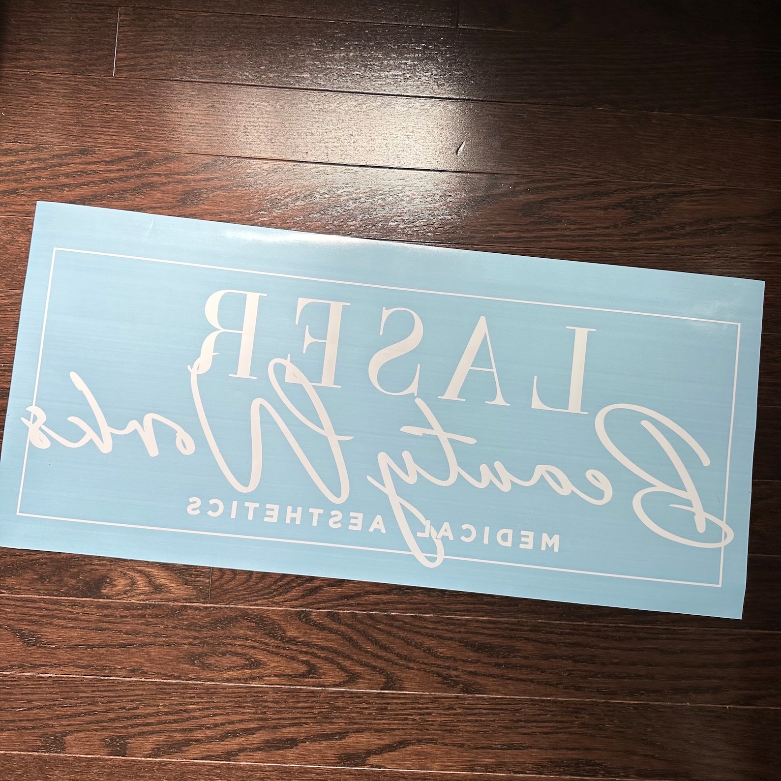 Inside Window Sticker Custom Reverse Cut Vinyl Decal | Inside Window Sticker - Etsy