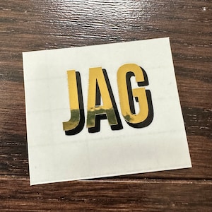 Gouden bootbelettering, antieke stijl gouden belettering, gouden en zwarte omtrekstickers, goud en zwart schaduwvinyl, vintage gouden belettering vinyl