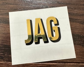 Gold Boat Lettering, Antique Style Gold lettering, Gold and black outline decals, Gold and Black shadow vinyl, Vintage Gold Lettering Vinyl