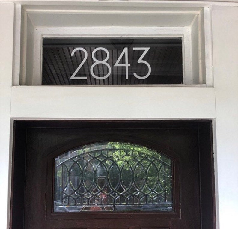 House Number Decals Mailbox Address Number Stickers Mailbox Etsy