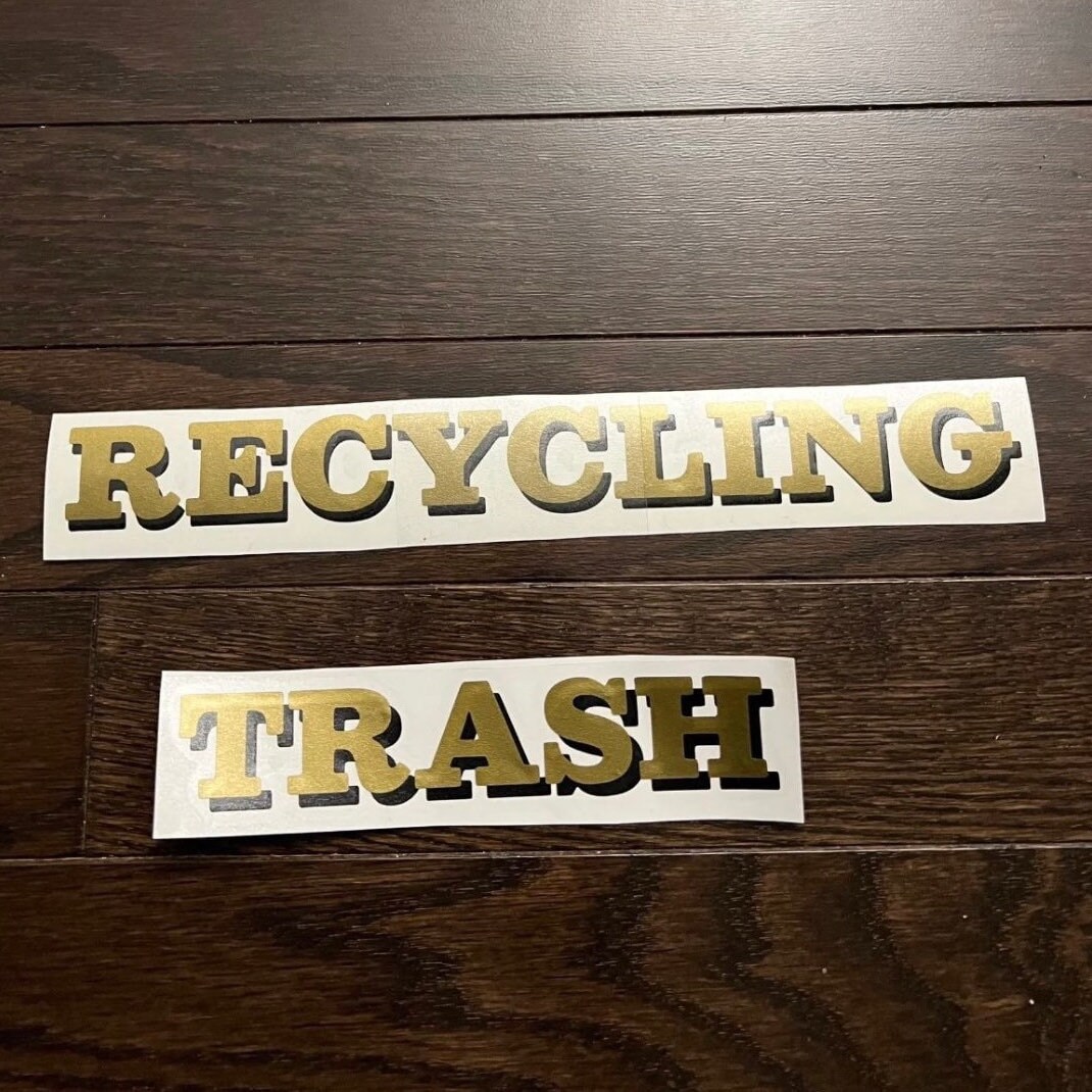 Antique Style Gold Lettering With Black Edging, Gold and Black Outline ...