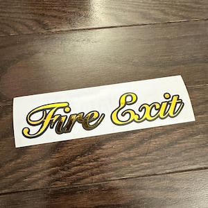 Custom Antique Gold Lettering Decal - Black Outline - Vintage Style