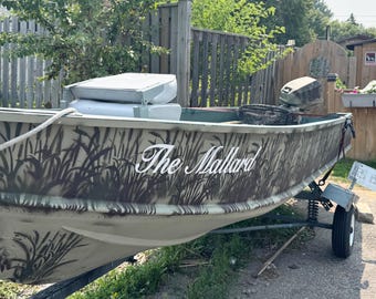 Custom Kayak Decals: Personalized Boat Lettering, Vinyl Stickers