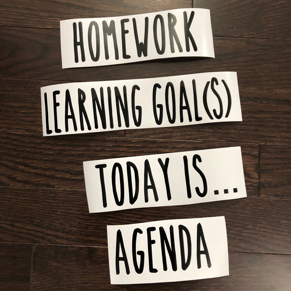 Classroom Whiteboard Decals for Teachers Blackboard Schedule Etsy