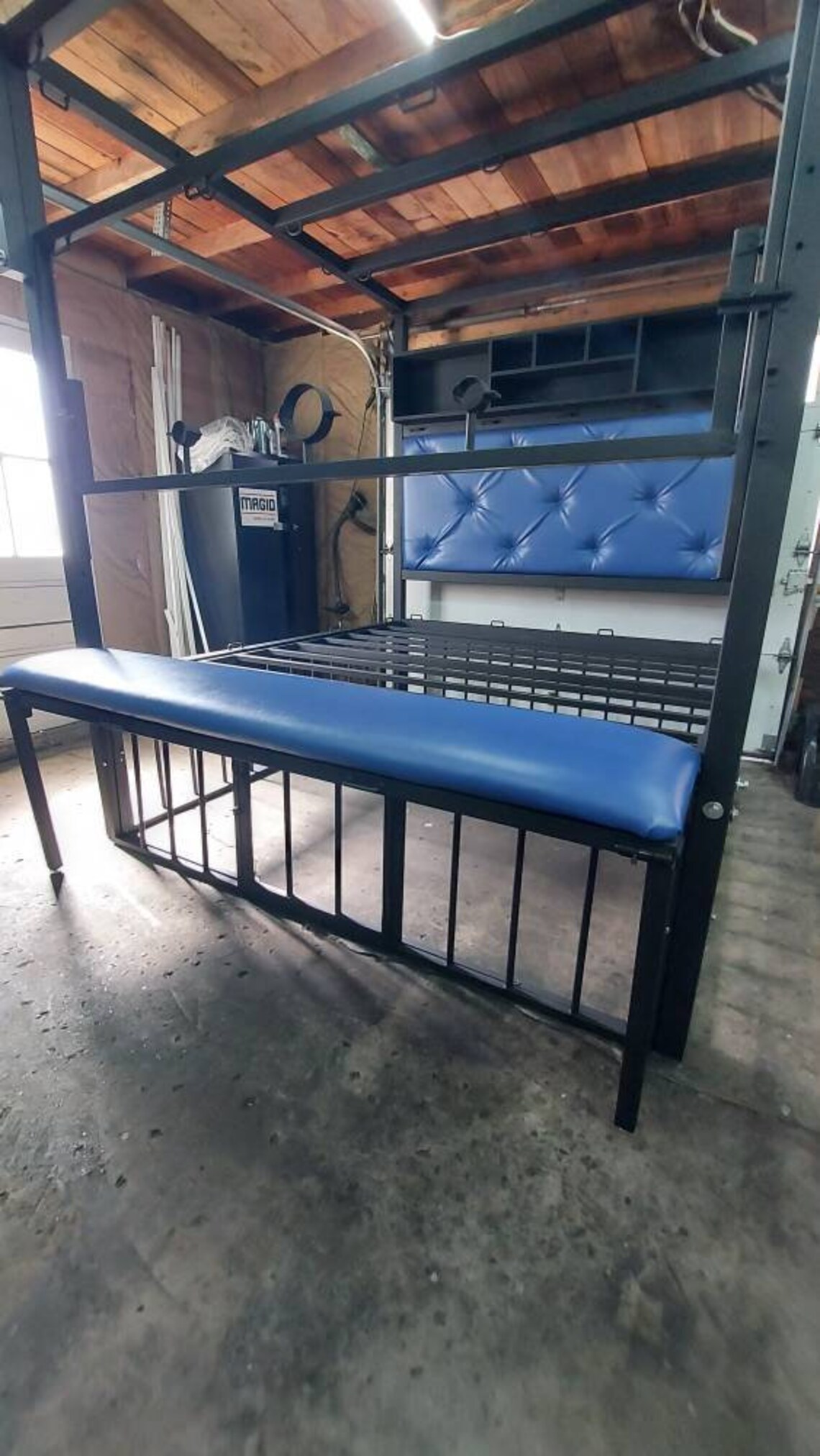 Heavy Duty Steel Bdsm Canopy Bed Frame Etsy