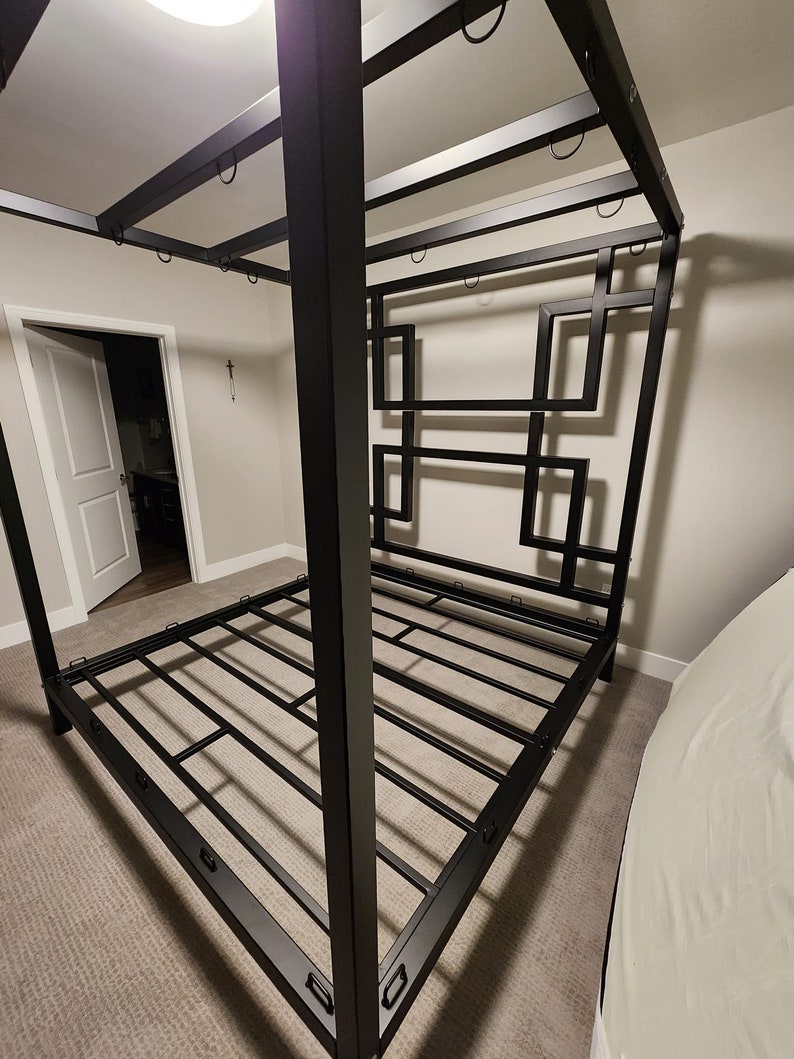 Heavy Duty Steel Canopy Bed Frame for BDSM Complete Custom Etsy