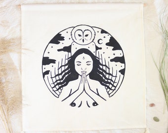 The Praying Goddess - Wall Hanging