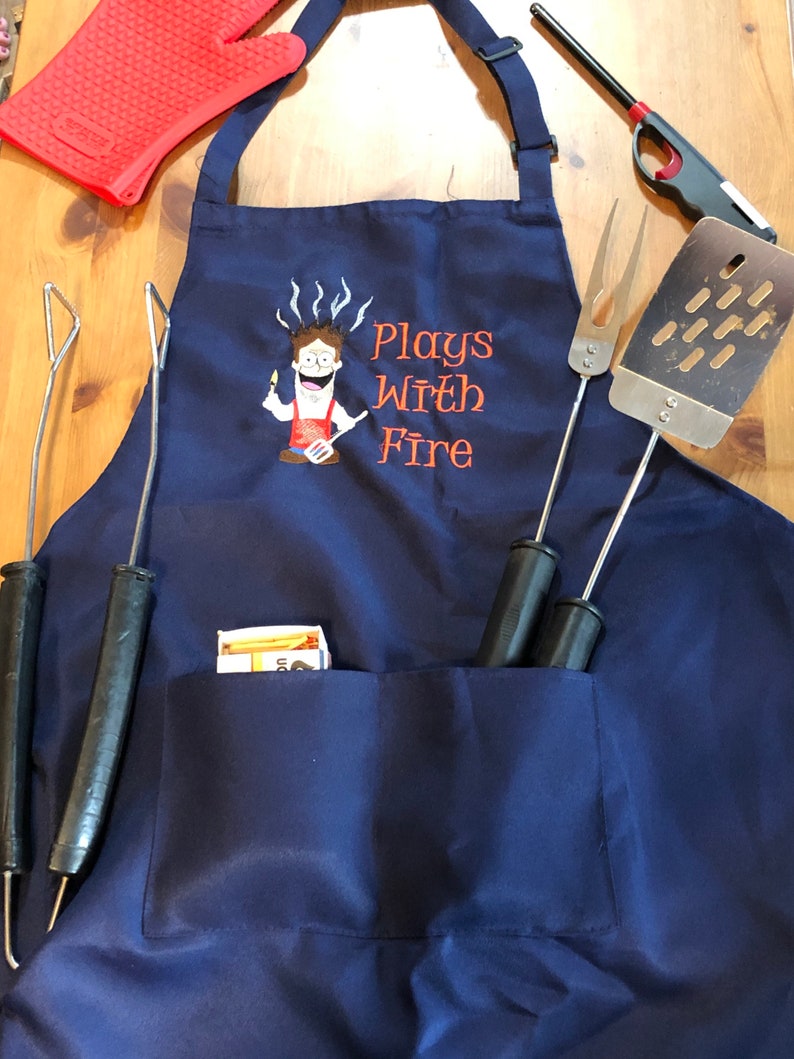 Embroidered Aprons Etsy