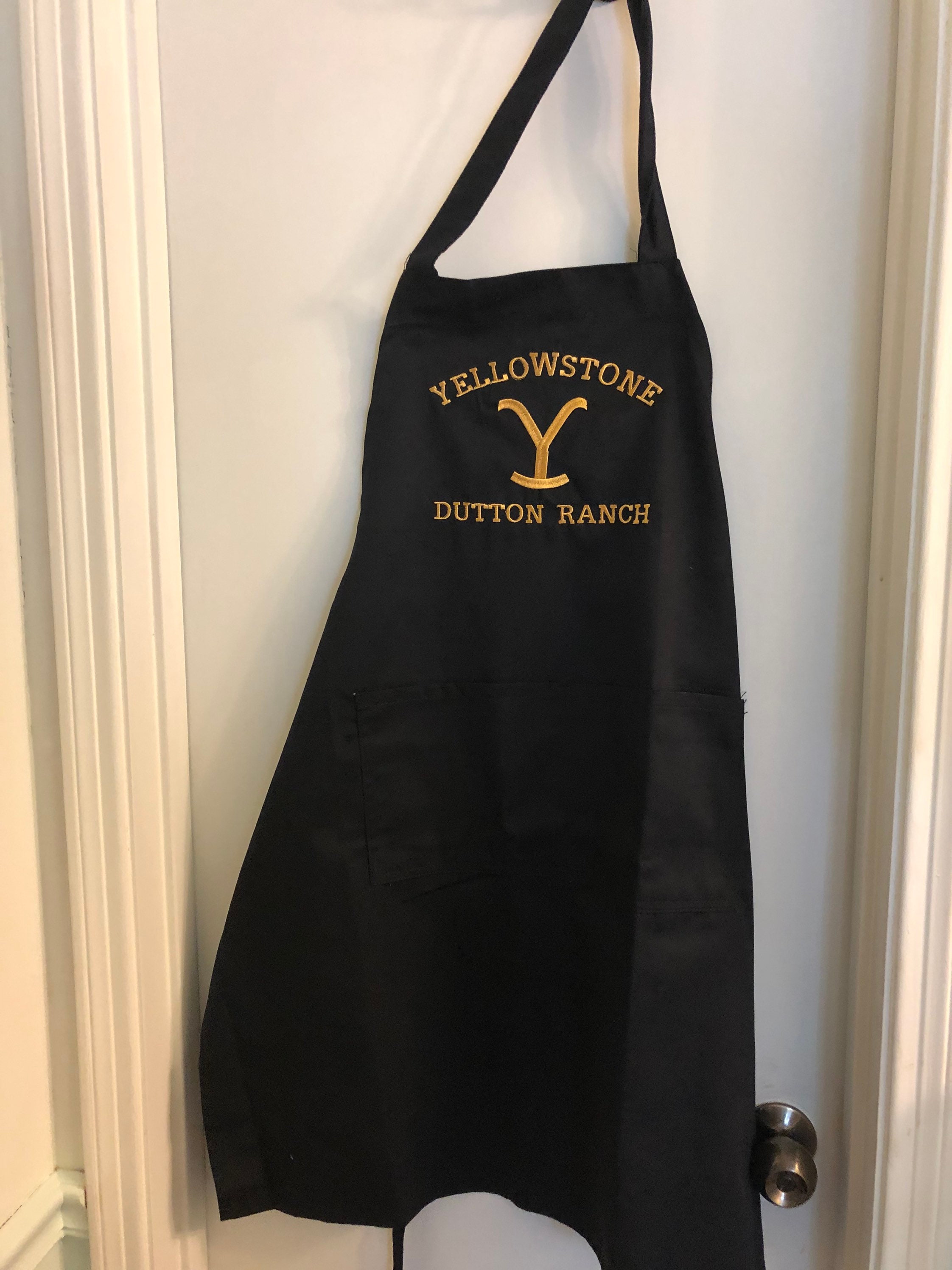 Yellowstone Embroidered Aprons Etsy