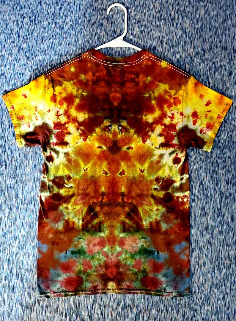 Demogorgon Phsycadellic Ice Dye Tee Shirt Small