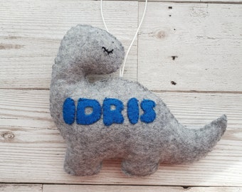 Personalized dinosaur room decor - dinosaur name hanging, dinosaur gift, newborn gift, personalized dinosaur