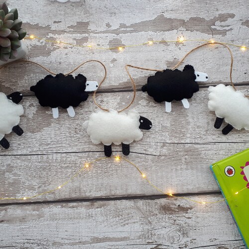 Little Lamb/sheep Garland Room Decor Nursery Decor Etsy