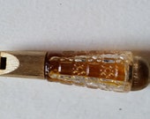 Vintage Faberge Glass Perfume Bottle Whistle 30 quot Necklace