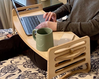Large Adjustable Lap Desk - Sofa Laptop Desk - Bed Computer Table - Student Dorm Desk - Gift for student - Get Well Gift - Mother's Day Gift